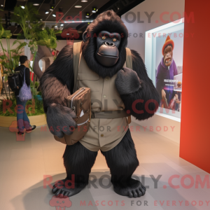 Gorilla maskot kostyme...