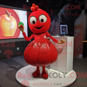 Disfraz de mascota de Apple...