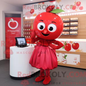 Red Apple-mascottekostuum...