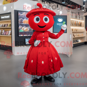Red Apple-mascottekostuum...