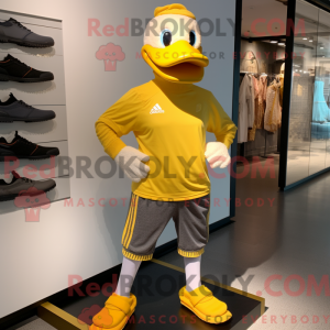 Máscara de Pato Dourado com...