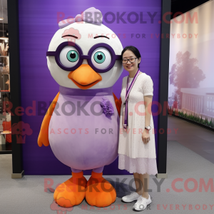 Lavender Mandarin mascot...