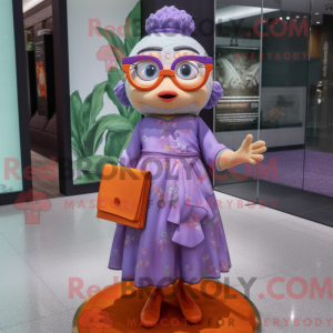Lavendel mandarin maskot...