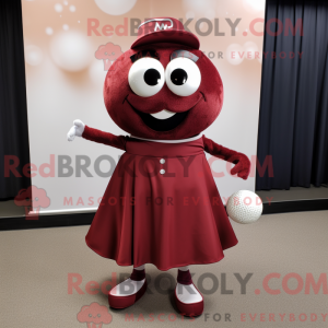 Bordowa maskotka do gry w...