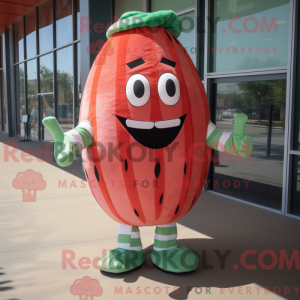 Rust vannmelon maskot drakt...