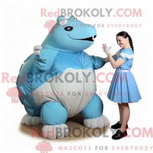 Postava maskota Sky Blue...