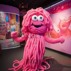 Pink Spaghetti maskot...