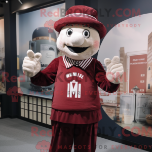 Postava maskota Maroon Mime...