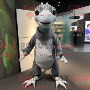 Disfraz de mascota lagarto...