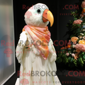 Peach Papegøye maskot drakt...