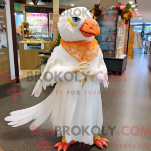 Peach Parrot maskot kostume...