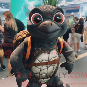 Black Sea Turtle mascot...