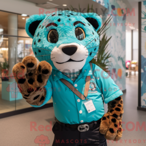 Turquoise luipaard...