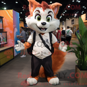 Peach Skunk maskot kostume...