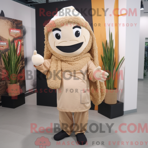 Costume de mascotte de riz...