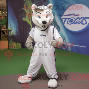 Hvid Thylacosmilus maskot...