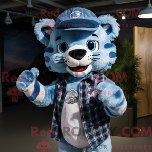 Blue Tiger-maskotdraktfigur...
