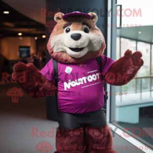 A máscara Magenta Marmot...