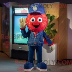 Navy Strawberry...