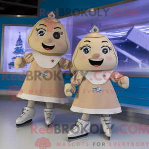 Postava maskota Tan Pair Of...