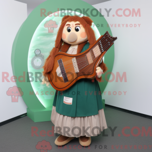 Rust Celtic Harpe maskot...