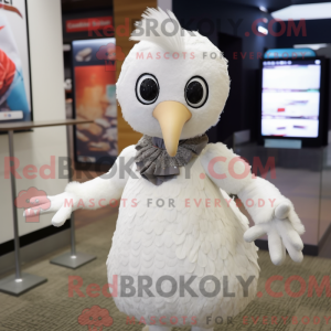 White Guinea Fowl mascot...