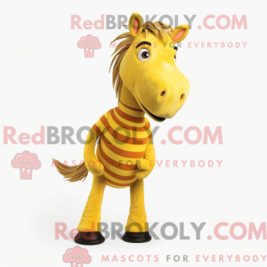 Personaggio mascotte giallo...