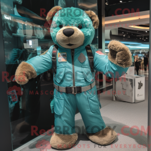 Disfraz de mascota de oso...