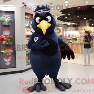 Navy Crow Maskottchen...