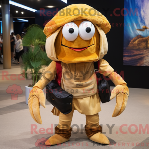 Disfraz de mascota cangrejo...