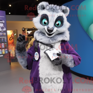 Lemur maskot drakt karaktär...