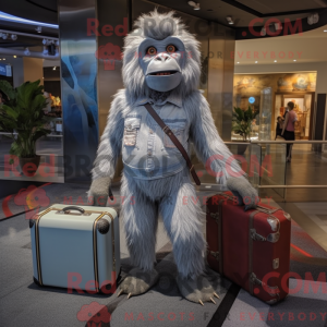 Silver Orangutan mascot...