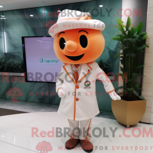 Peach Doctor mascot costume...