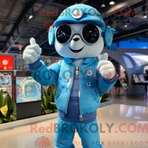 Sky Blue Ray mascotte...