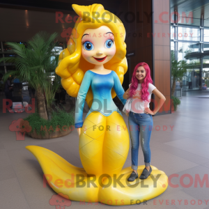 Disfraz de mascota sirena...