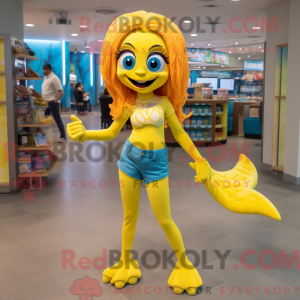 Disfraz de mascota sirena...