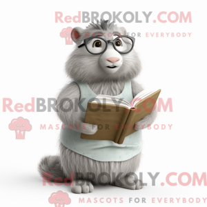 Sølv murmeldyr maskot...