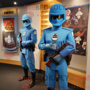 Costume mascotte de Gi Joe...