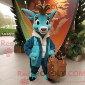 Turquoise Gazelle mascot...