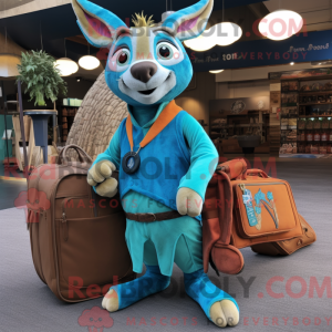 Turquoise Gazelle mascot...