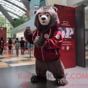 Disfraz de mascota del oso...