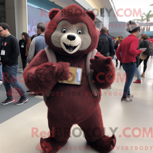 Disfraz de mascota del oso...