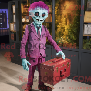 Disfraz de mascota Magenta...
