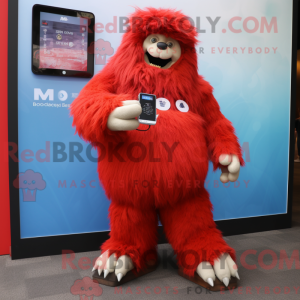 Costume de mascotte de yéti...