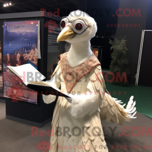 Kremfasan maskotdraktfigur...