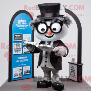 Gray Pho mascot costume...