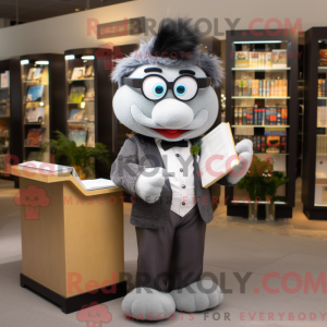 Grå Pho maskot kostume...