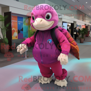Disfraz de mascota Magenta...