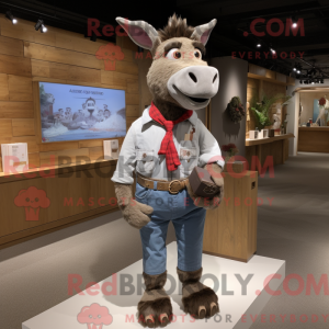 Personaggio mascotte asino...