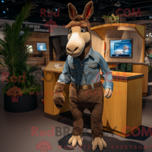 Disfraz de mascota burro...